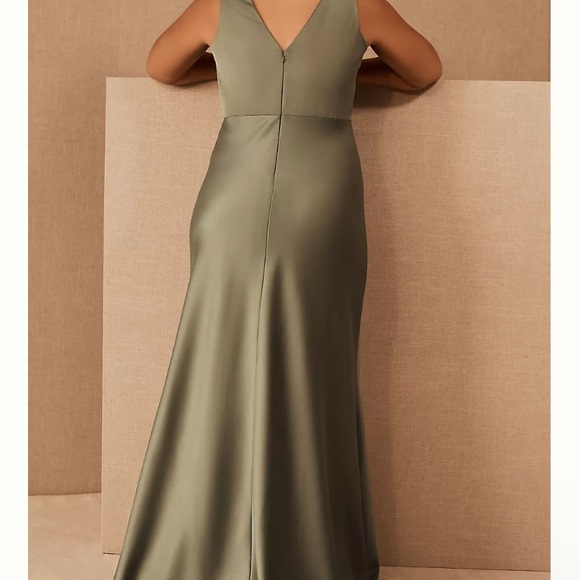 Beckett Satin Maxi Dress-Anthropologie - Picture 2 of 9
